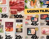 Mięso i ryby w Danii: mielone mięso od 39 zł, łosoś w cieście 29 zł, szaszłyki z kurczaka 25 zł.