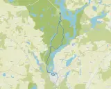 Trasa rowerowa przez malownicze jeziora i lasy, łącząca miasto na trasie Toruń-Świecie.