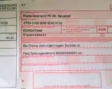 Dokument płatności z Austrii na kwotę 45 EUR. Numer referencyjny 916301239251.