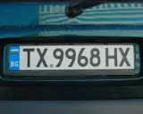 BG tablica rejestracyjna TX.9968HX.