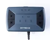 Elektroniczna winieta Czechy powyżej 3,5 tony. Urządzenie MYTO CZ z przyciskami nawigacyjnymi i cyfrowymi.