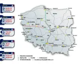Mapa pokazuje autostrady w Polsce, ich długość i opłaty. Ile jest autostrad w Polsce? Zobacz na mapie!