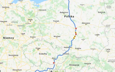 Trasa z Gdyni do Hallstatt pokazuje, gdzie są Alpy. Podróż przez Polskę, Czechy i Słowację.