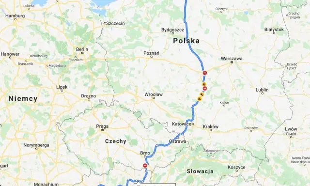 Trasa z Gdyni do Hallstatt pokazuje, gdzie są Alpy. Podróż przez Polskę, Czechy i Słowację.