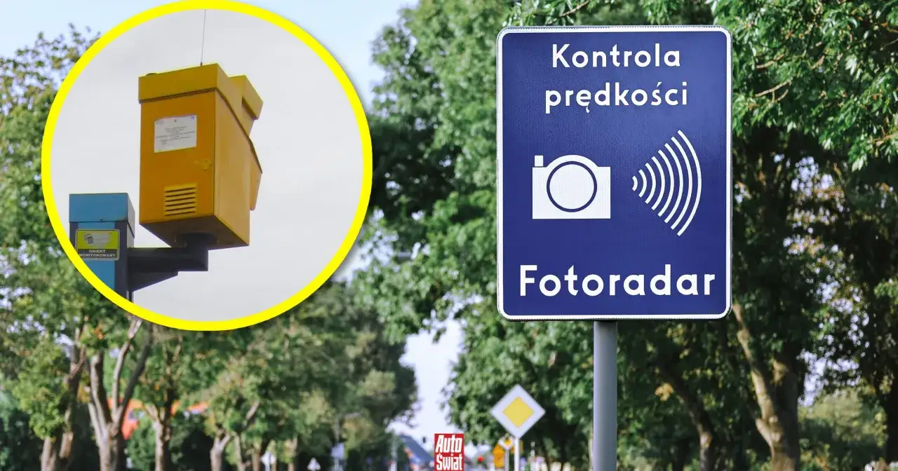 Fotoradar i znak 